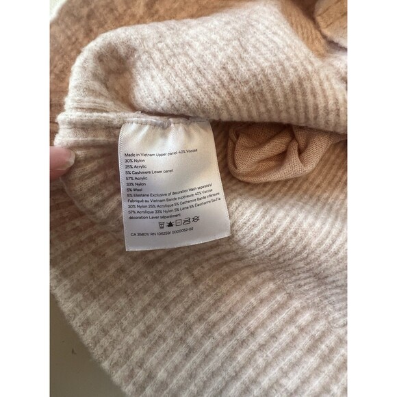 Lululemon Restful Intention Sweater Dress Bliss Heather Blush Pink Wool Cashmere - Picture 3 of 4